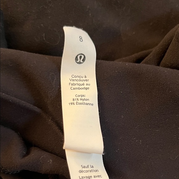 Lululemon Black Leggings Align 25” sz 8 NWOT - Picture 4 of 4